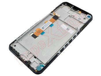 Black full screen Service Pack housing housing IPS LCD with frame for Xiaomi Redmi Note 9T 5G, M2007J22G, J22 / Xiaomi Redmi Note 9 5G, M2007J22C